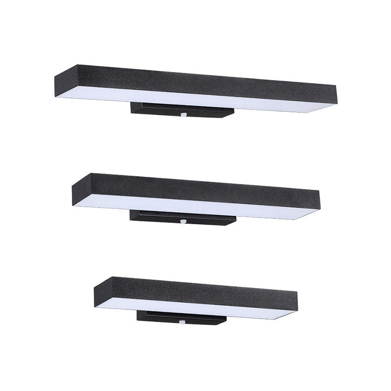 Moderne Minimalistische Rechthoekige Vlakke LED Sensor Buiten Waterdichte Wandlamp
