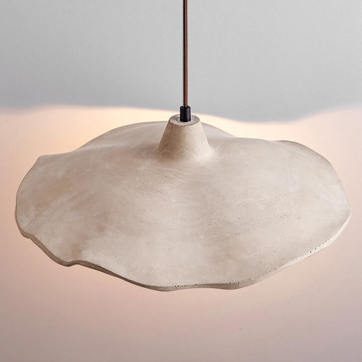 Japanse Vintage Bloemvorm Lampenkap Cement Licht Eiland Licht Kroonluchter
