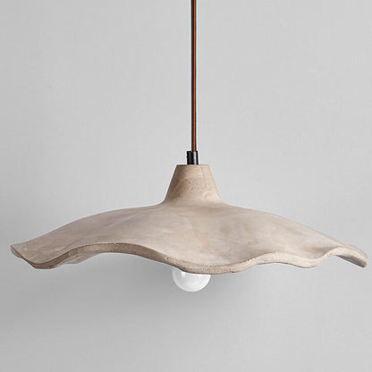 Japanse Vintage Bloemvorm Lampenkap Cement Licht Eiland Licht Kroonluchter