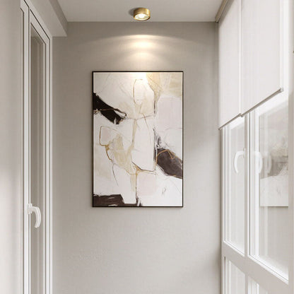 Nordic Light Luxe Volledig Koper Ultra-dunne LED Plafondlamp