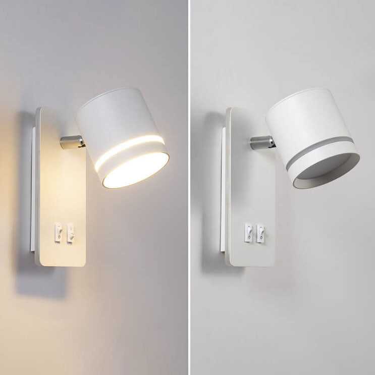 Nordic Minimalistische Vierkante Spotlight Rotatable LED Lees Wandlamp