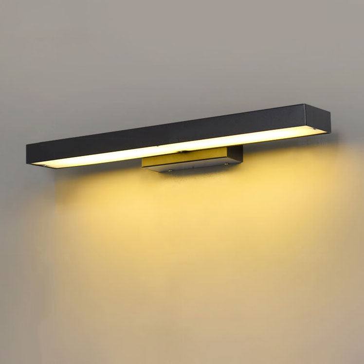 Moderne Minimalistische Rechthoekige Vlakke LED Sensor Buiten Waterdichte Wandlamp