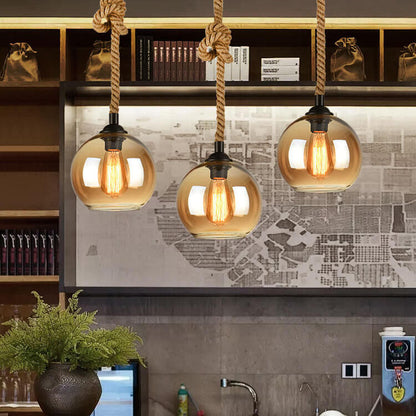 Retro Touw Hangende Pendel Lamp