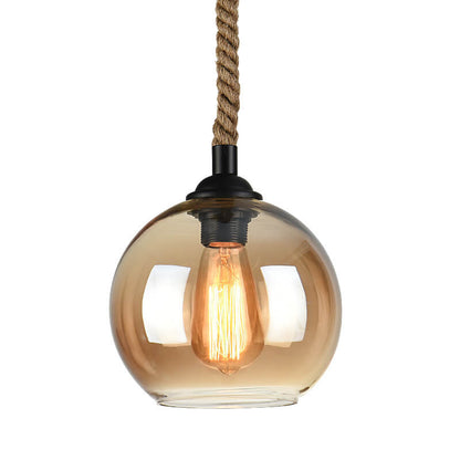 Retro Touw Hangende Pendel Lamp
