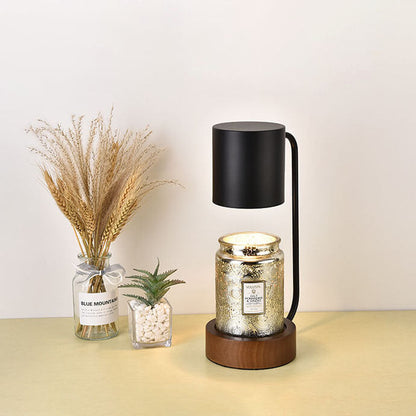 Japanse Minimalistische Houten Timing Dimmende 1-Lichts Smeltende Was Tafel Lamp
