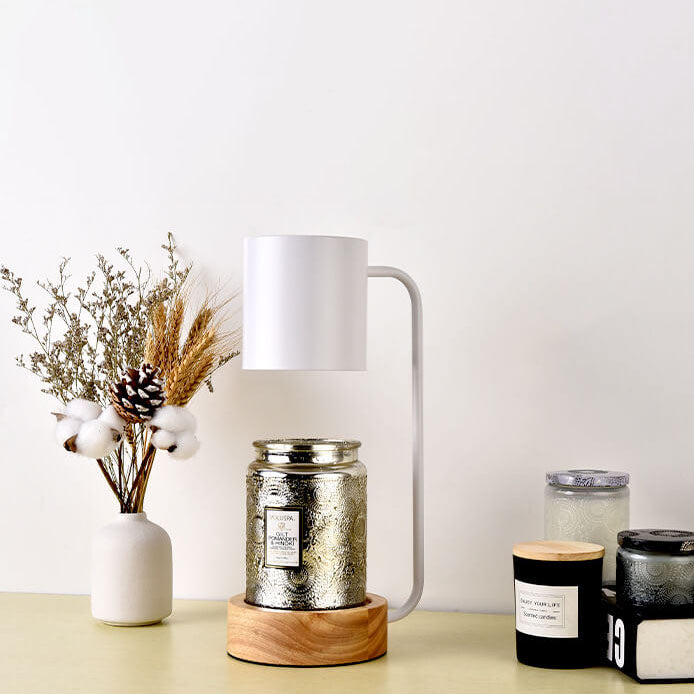 Japanse Minimalistische Houten Timing Dimmende 1-Lichts Smeltende Was Tafel Lamp