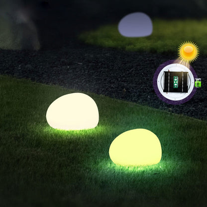 Zonne-energie Waterdichte PE Sferische LED Buiten Decoratieve Tuinlamp