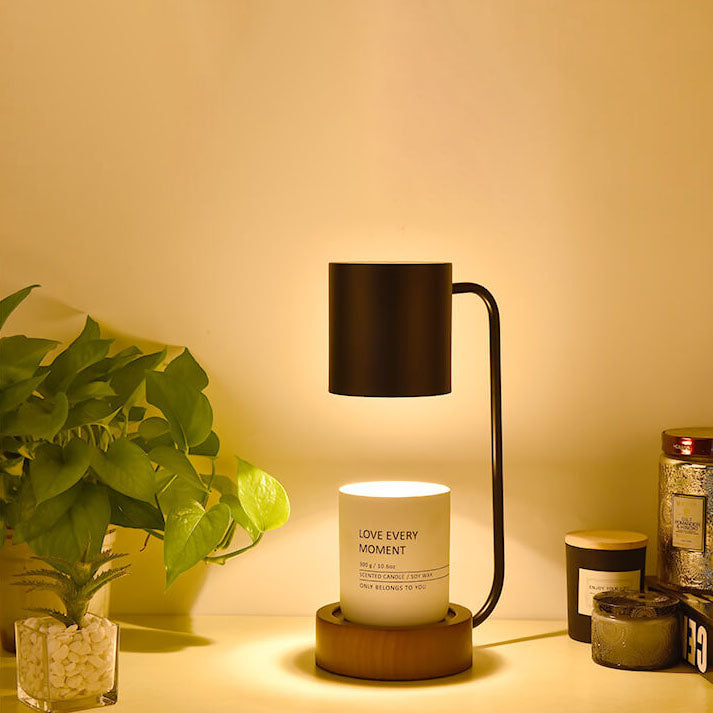 Japanse Minimalistische Houten Timing Dimmende 1-Lichts Smeltende Was Tafel Lamp