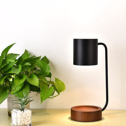 Japanse Minimalistische Houten Timing Dimmende 1-Lichts Smeltende Was Tafel Lamp