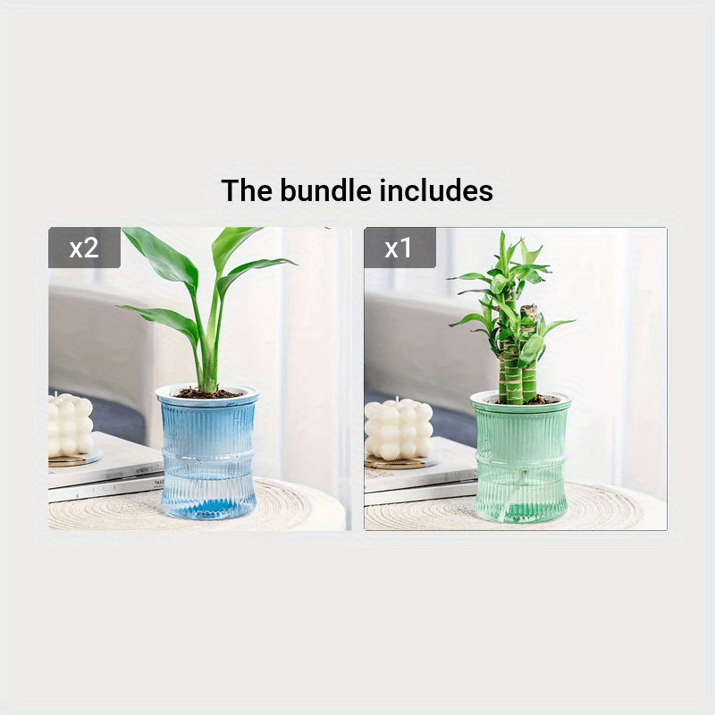 Zelfwaterende Bamboe Bloempot