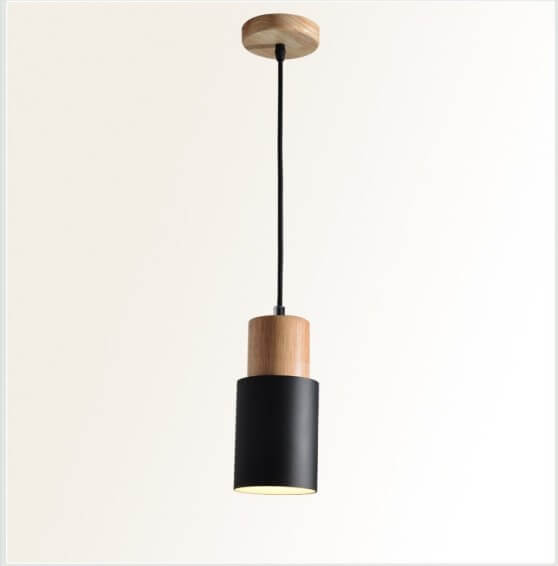 Noordse Macaron Cilinder Aluminium 1-Licht Enkel LED Hanglamp