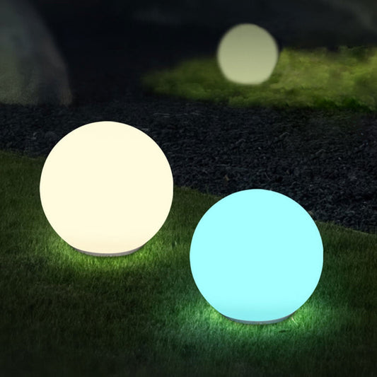 Zonne-energie Waterdichte PE Sferische LED Buiten Decoratieve Tuinlamp