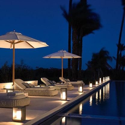 Moderne Minimalistische Vierkante Lijst RVS Acryl LED Waterdichte Tuinverlichting Voor Buiten Patio