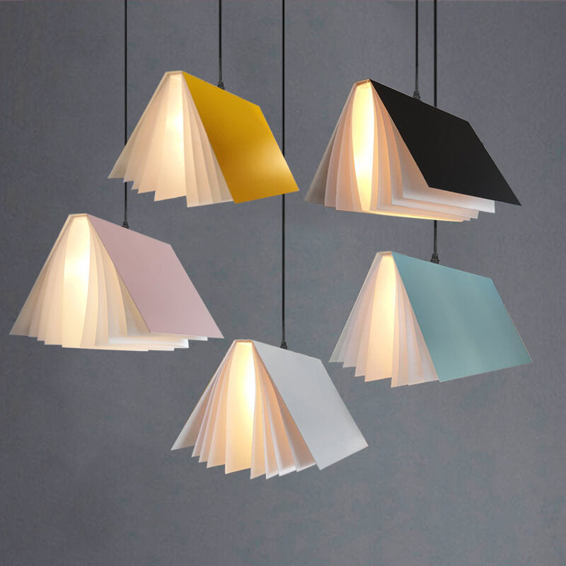Vliegend Boek 1-Licht Metaal PVC Boek Schaduw Hanglamp