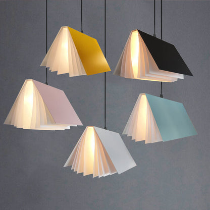 Vliegend Boek 1-Licht Metaal PVC Boek Schaduw Hanglamp