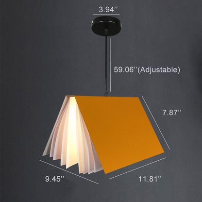 Vliegend Boek 1-Licht Metaal PVC Boek Schaduw Hanglamp