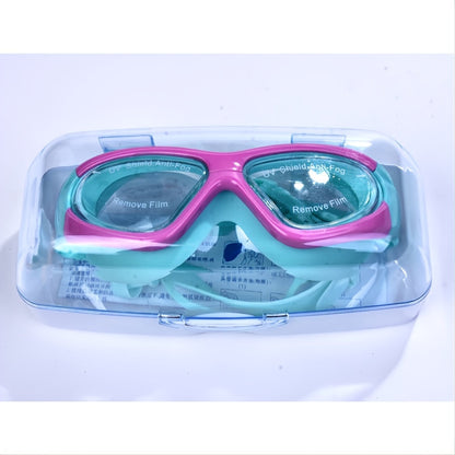 Kinder Zwembril met Groot Frame – Comfortabel & Anti-Fog voor Zwemplezier