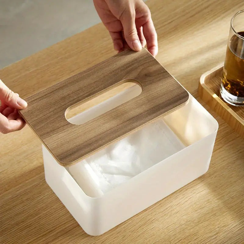 Bamboe Tissue Box