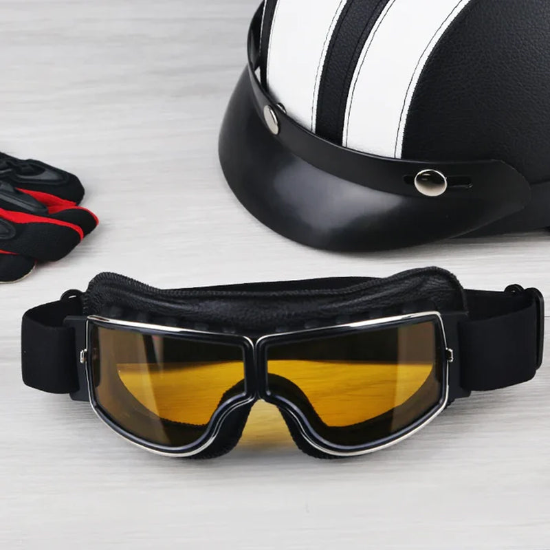 Vintage Motorfiets Goggles