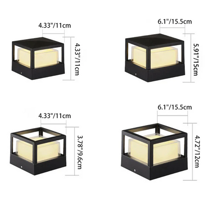 Industrieel Waterdicht Aluminium Cilinder LED Buitenverlichting voor Tuinlandschap
