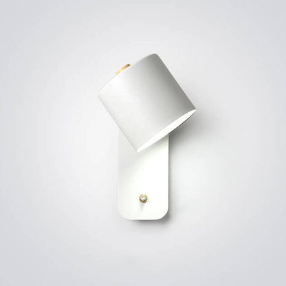 Nordic Macaron Cilinder Vorm Rotatable 1-Licht Wandlampen