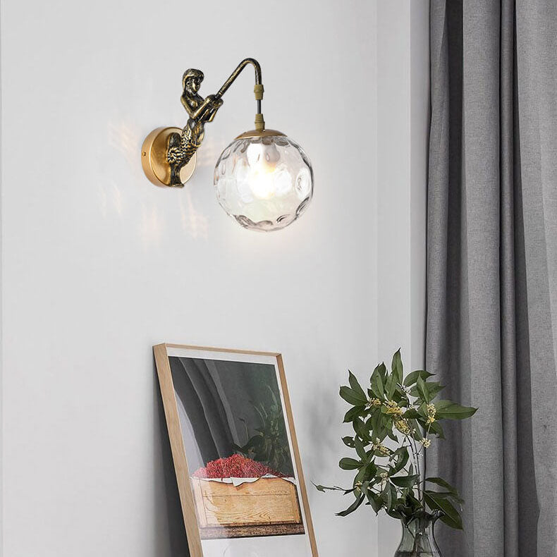 Vintage Rustieke Zeemeermin Orb