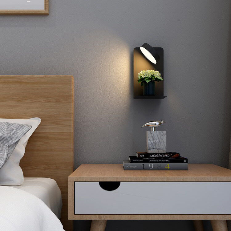 Moderne IJzeren Vierkante LED USB Oplaadbare Wandlamp