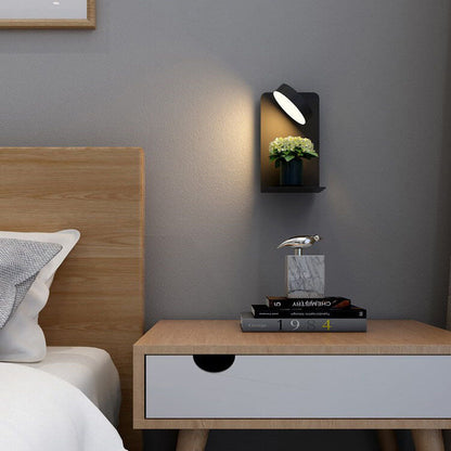 Moderne IJzeren Vierkante LED USB Oplaadbare Wandlamp