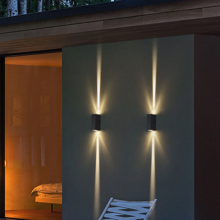 Moderne Rechthoekige LED Buitenwandlamp