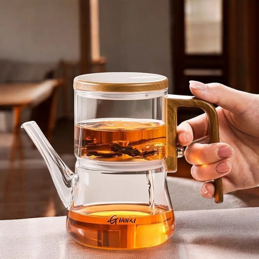 Gianixi Borosilicaatglas Magnetische Theepot
