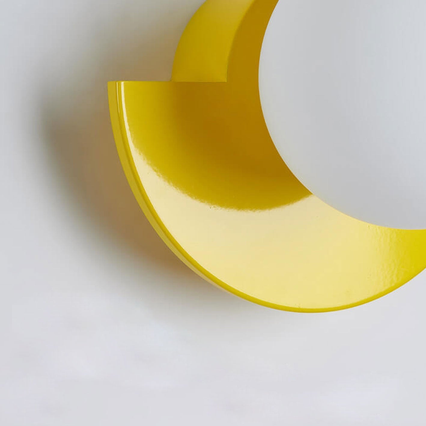 Moderne Minimalistische Glazen Sferische Kleurrijke Halve Cirkel Ontwerp 1-Lichts Wandlamp