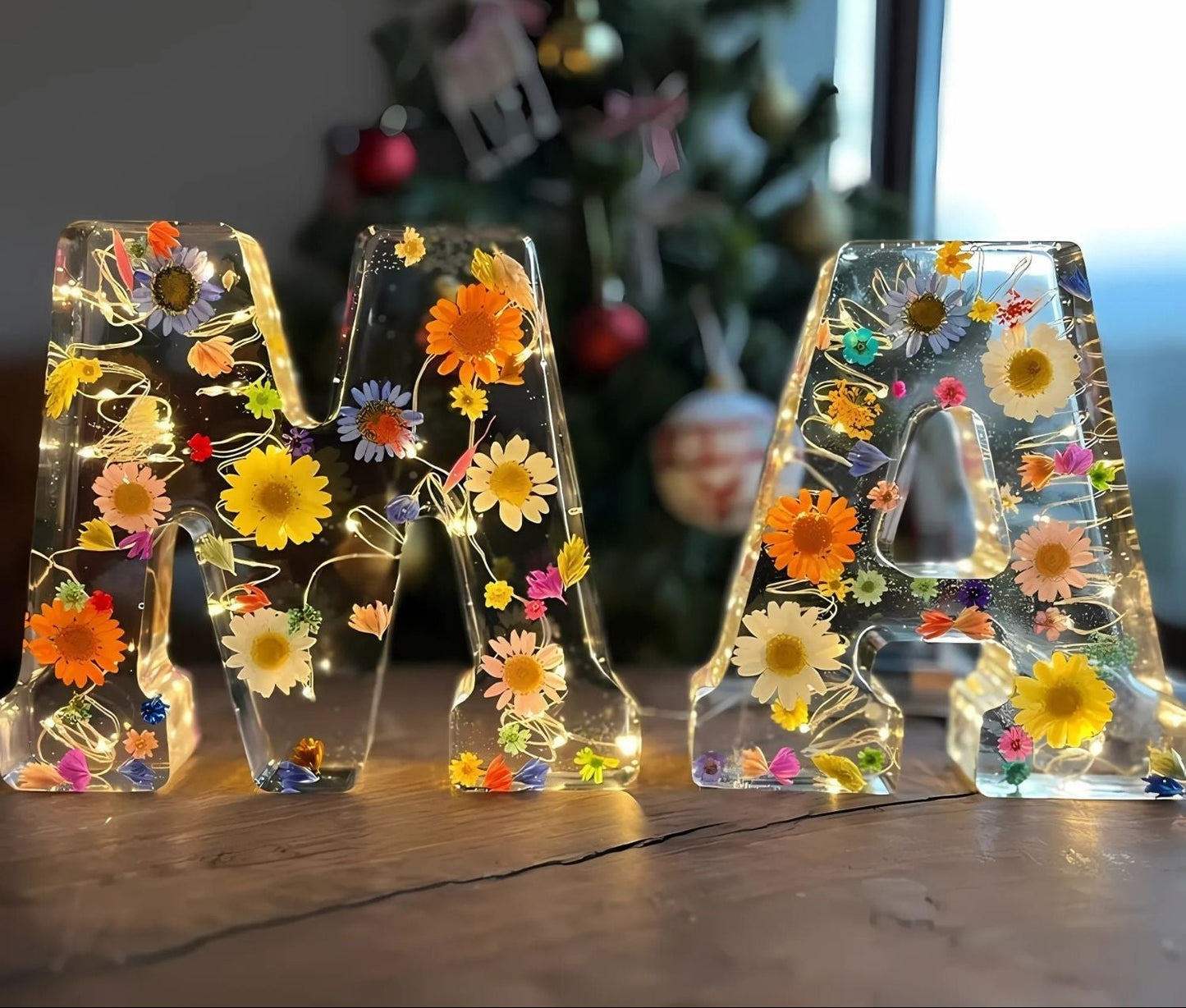 FloraLetter - Bloemenlampletters van Hars