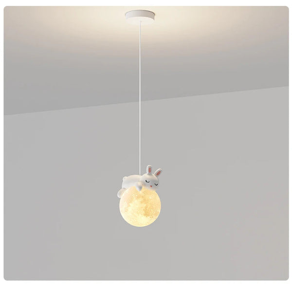 Kinderkamer Hanglamp Little Bear en Rabbit