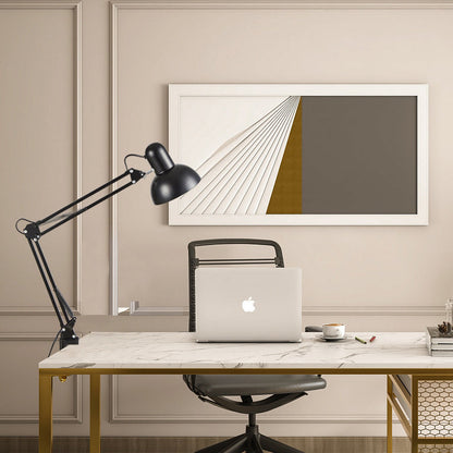 Moderne Minimalistische Uittrekbare Lange Arm Clip Lamp ABS 1-Licht Tafel Lamp Voor Slaapkamer