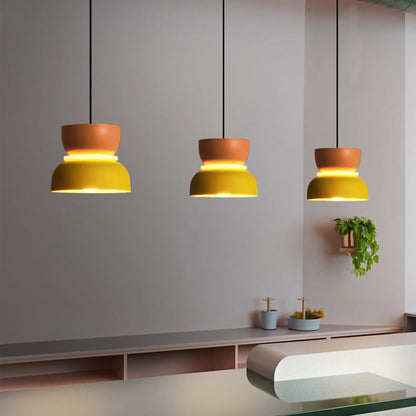 Nordic Kleurrijke Macaron 1-Licht LED Hanglamp