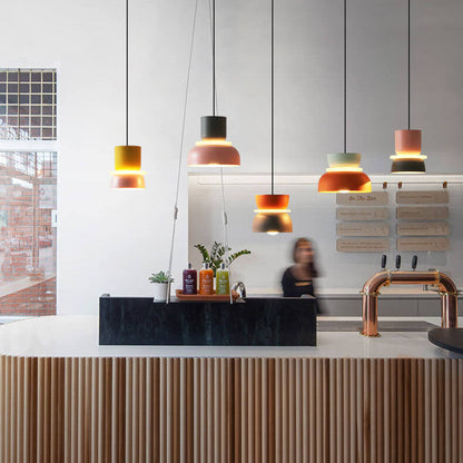 Nordic Kleurrijke Macaron 1-Licht LED Hanglamp