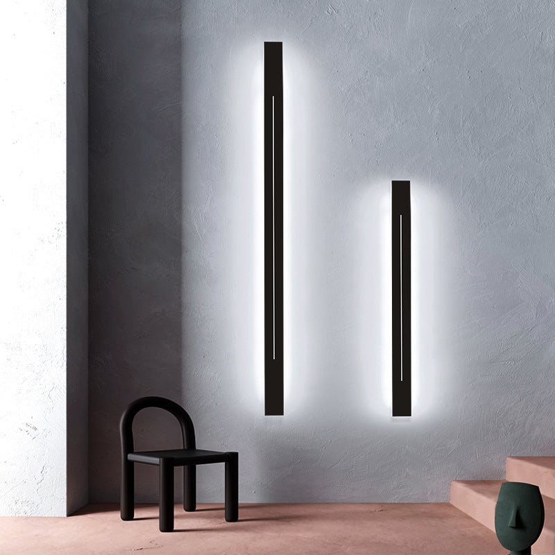 Eenvoudige Barvormige LED Wandlamp Metalen Wandlamp Voor Woonkamer