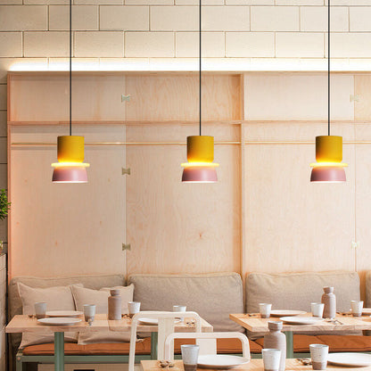Nordic Kleurrijke Macaron 1-Licht LED Hanglamp