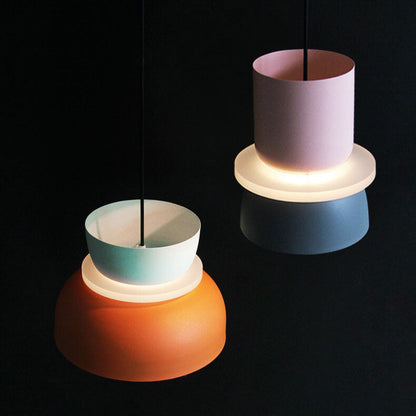 Nordic Kleurrijke Macaron 1-Lichts LED Hanglamp