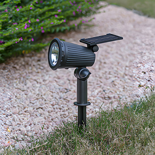 Zonne-energie Moderne Zwarte Buitenstaander Verlichting