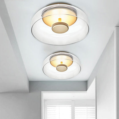 Bowl LED Plafondlamp Moderne Glas Ingangs Plafondlamp