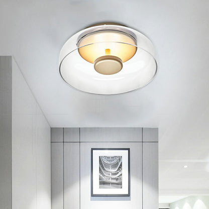Bowl LED Plafondlamp Moderne Glas Ingangs Plafondlamp