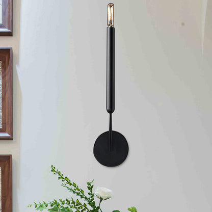 1/2 Lampen Tube Wandlamp Traditionele Metalen Wandlamp in Zwart/Brass voor de Eetkamer