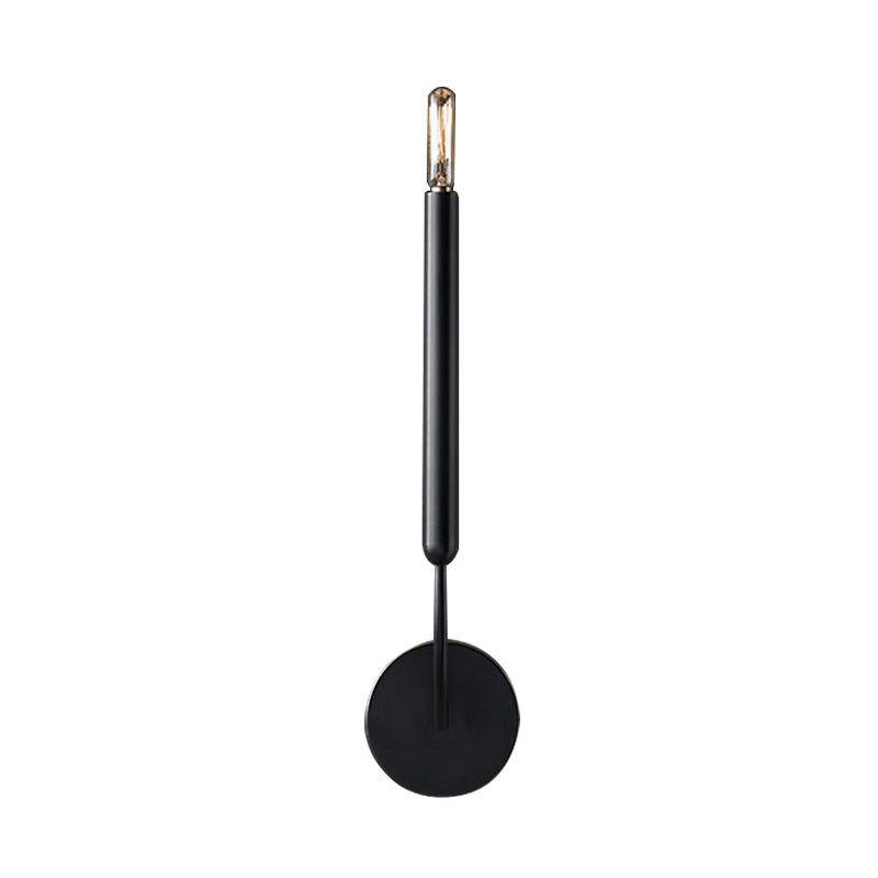 1/2 Lampen Tube Wandlamp Traditionele Metalen Wandlamp in Zwart/Brass voor de Eetkamer