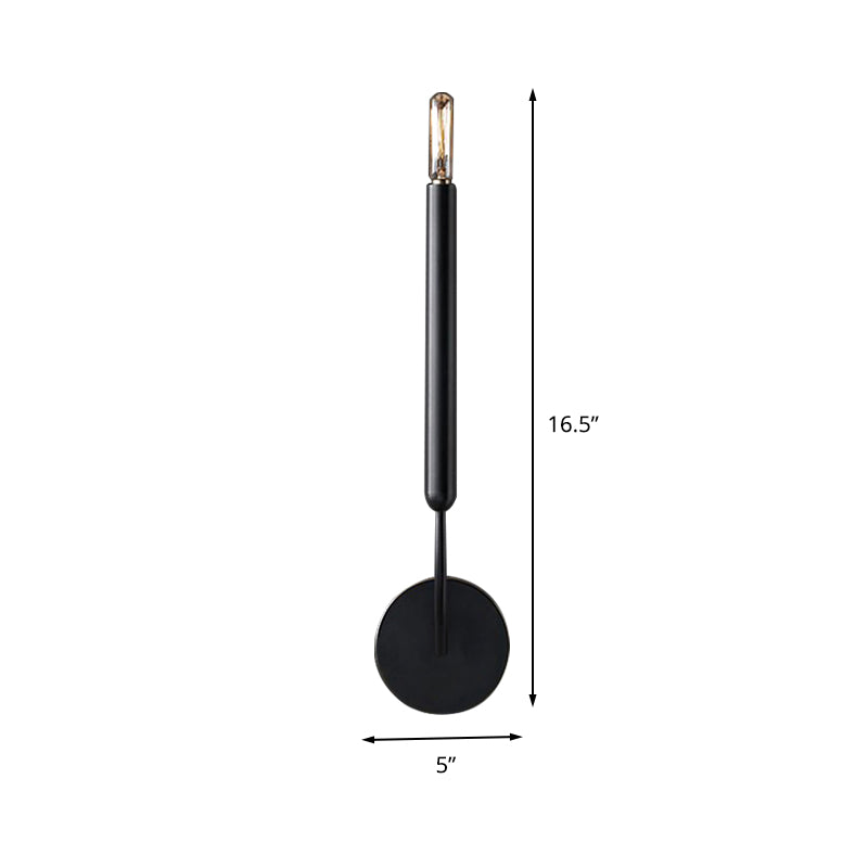 1/2 Lampen Tube Wandlamp Traditionele Metalen Wandlamp in Zwart/Brass voor de Eetkamer
