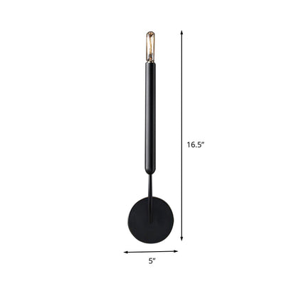 1/2 Lampen Tube Wandlamp Traditionele Metalen Wandlamp in Zwart/Brass voor de Eetkamer