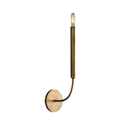 1/2 Lampen Tube Wandlamp Traditionele Metalen Wandlamp in Zwart/Brass voor de Eetkamer