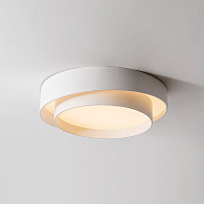 Witte Metalen Circulaire Plafondlamp Nordic Stijl LED Plafondverlichting voor Slaapkamer