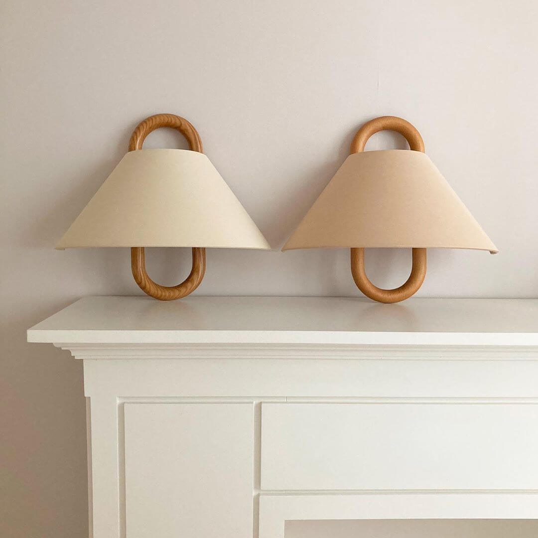 Moderne Originele Massief Houten Geplooide Halve Cirkel
