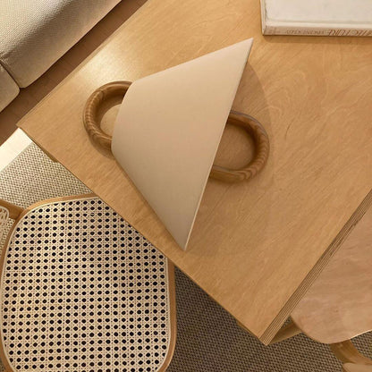 Moderne Originele Massief Houten Geplooide Halve Cirkel